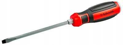 Produktbild von Schmith Schlosser Schraubendreher Schlitz Magnetschraubendreher SL 8 / 200 mm mit Schlagkappe Profi Werkstatt Werkzeug für Heimwerker und Mechaniker