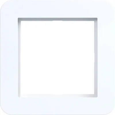 Immagine prodotto di Hager, cornice a 1 posto, colore bianco lucido