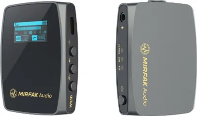Produktbild von Drahtlos-Mikrofon-Set WE10 mit Recorder-Funktion, Audiosicherung, 2,4 GHz und 30m Reichweite