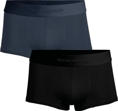 Produktbild von Muchachomalo Herren Boxershorts – 2er Pack – Baumwolle Stretch – Bequeme Unterwäsche – Größe XXXL - U-PIMA3025-02