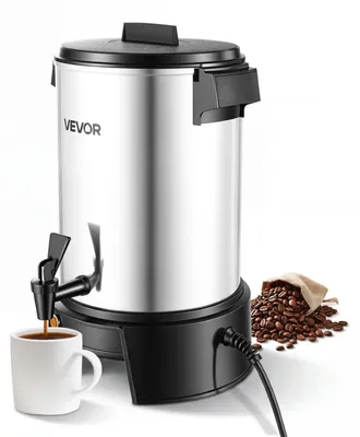 Immagine prodotto di VEVOR macchina da caffè commerciale 30 tazze4,5 L distributore di bevande calde con rubinetto antigoccia, caffettiera con controllo automatico della temperatura, per catering festa chiesa ristorante
