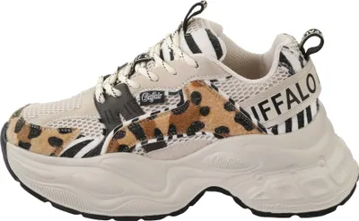 Produktbild von Buffalo Yuno One Sneaker - Beige / Animal Mix Synthetik : 39 : Normal Größe: 39 Weite: Normal