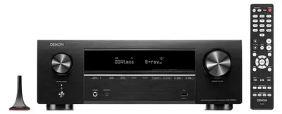 Obrázek produktu pro Denon AVR-X1800H, 430 W, 7.2 kanály/kanálů, Stereo, 80 W, 120 W, AAC, ALAC, DSD, FLAC, MP3, WAV, WMA