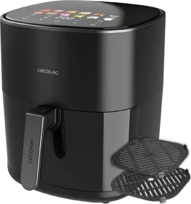 Zdjęcie produktu dla Cecotec Cecofry&Grill Duoheat 6500, Frytkownica na gorące powietrze, 6,5 l, 40 °C, 200 °C, Pojedyńczy, Czarny
