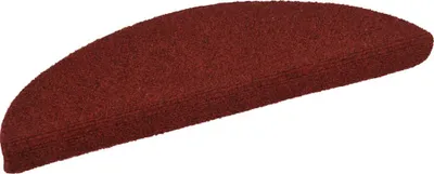 Obrázok produktu pre vidaXL Podložky na kroky Samolepiace 30 ks 56x17x3 cm Bordeaux červená Polokruhové