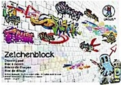 Produktbild von Ursus ZEICHENBLOCK 120G. DIN A4,30BL."STREET ART"