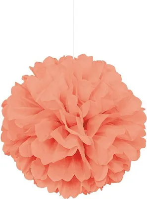 Produktbild von Wabenball Fluffy 40cm/1St. Koralle