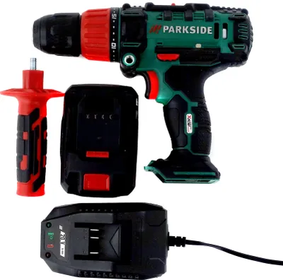 Obrázek produktu pro PARKSIDE® 2rychlostní akumulátorová příklepová vrtačka PSBSA 20-Li X20V (včetně akumulátoru a nabíječky, v kufříku)