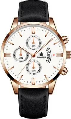 Produktbild von Ramon Uhr Schwarz / Golden Rosa – Stilvolles Accessoire für Herren KP11595