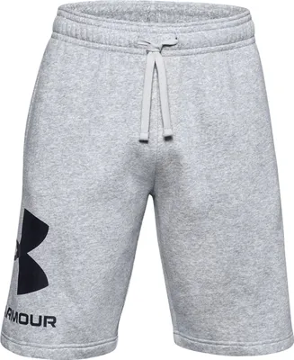 Produktbild von UNDER ARMOUR Rival Fleece Big Logo Shorts Herren 011 - mod gray light heather/black L