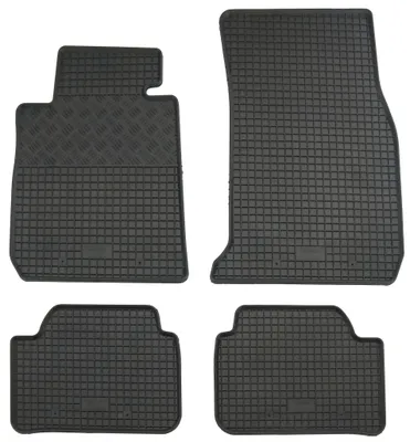 Gummifußmatten Set für BMW 1 F20 F21 (2010-) + F22 2 F87 (2012-), 4-teilig
