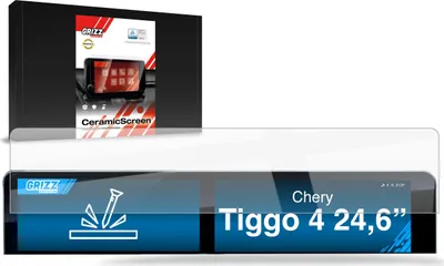Immagine prodotto di Pellicola protettiva in Vetroceramica per display auto Chery Tiggo 4 da 24,6" (2025-2026), Grizz Protector