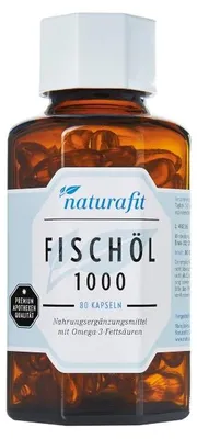 Image de naturafit Huile de poisson 1000 gélules, 80 gélules