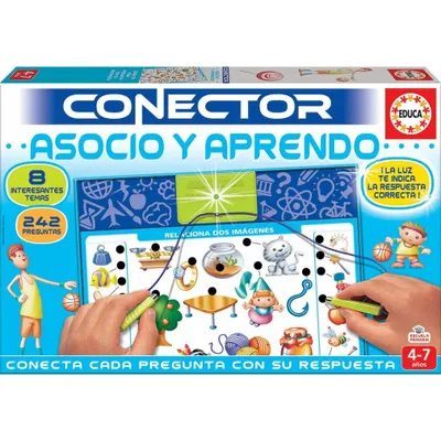 Zdjęcie produktu dla Educa Borras - Premium Gra Edukacyjna Spanish Associate & Learn Conector