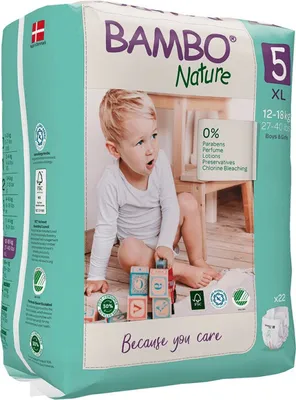 Produktbild von Bambo Nature, Gr. 5, 12-18 kg   | Packung (22 Stück)