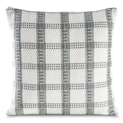 Image de Housse de coussin décorative Coussin de canapé BOHO 25 45x45 crème gris clair