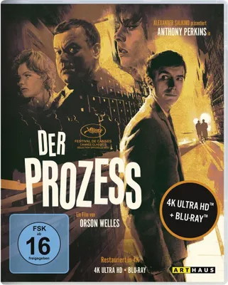 Obrázok produktu pre PLAION 1111600, Film, Blu-ray, Nemčina, Angličtina, Francúzština, 119 min, Le Procès, Dráma