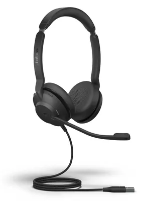 Zdjęcie produktu dla Jabra Evolve2 30, Przewodowa, Biuro/centrum telefoniczne, 20 - 20000 Hz, 125 g, Zestaw słuchawkowy, Czarny