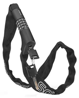 Obrázok produktu pre Zámok na bicykel Rockbros s kombináciou a kľúčom 0,95 m čierny