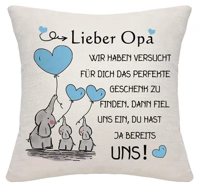 Produktbild von Kissenbezug für Opa von den Enkelkindern