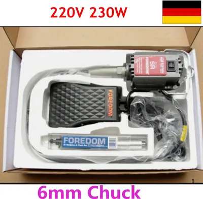 Produktbild von 220V 230W FOREDOM S-R Závěsná flexhřídelová bruska Motor Jewellery Design Repair Tool, 6mm sklíčidlo