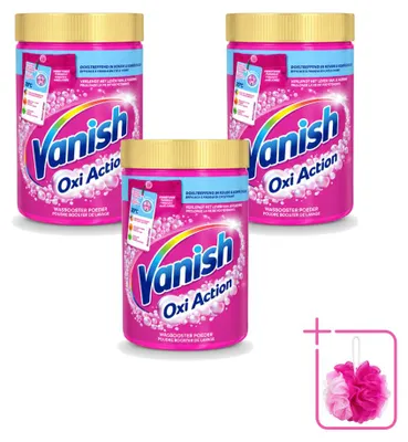 Produktbild von 3 x Vanish Oxi Action Waschkraftverstärker Pulver für Bunt- und Weißwäsche 710 g - Sparpackung - 3 Stücke