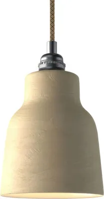 Produktbild von Creative Cables Vase Hängelampe Mit Glühbirne Beige Beige One Size