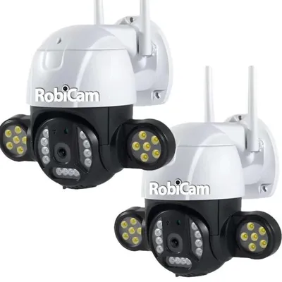 Image de Kit 2 pièces, caméra d'extérieur, NEW 496, iCsee, 4 MP, HD, étanche
