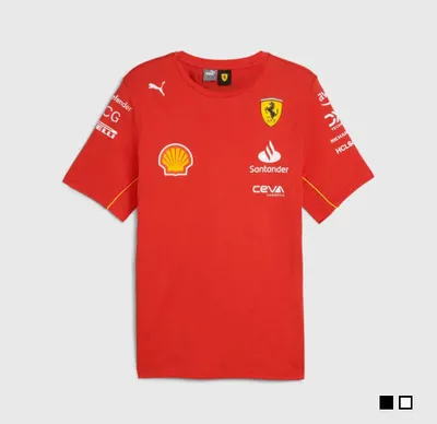 Produktbild von Scuderia ferrari team t -shirt replik 2024 - uni baumwolle