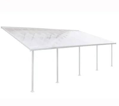 Produktbild von Palram - Canopia Aluminium Terrassenüberdachung Feria Weiß 387x787x305 cm