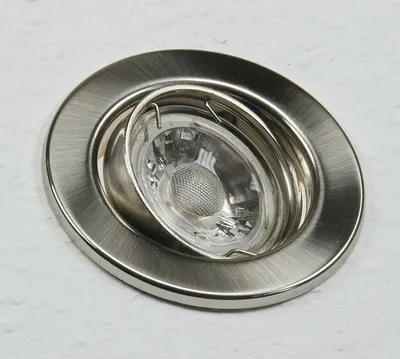 Immagine prodotto di Faretto da incasso a soffitto ChiliTec SR90 cromo opaco orientabile, Ø 88 mm, per lampade da 50 mm