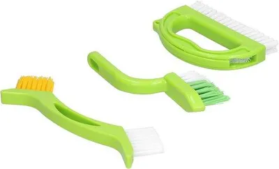 Produktbild von Famanu Fugenbürsten Set - 4 Stück für Fliesenreinigung in Küche, Bad und auf Böden