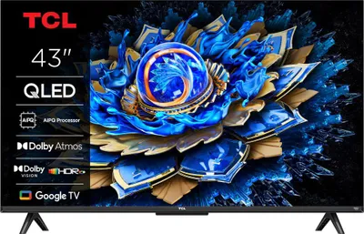 Obrázok produktu pre TCL 43T69C Smart TV, 108 cm, QLED, Ultra HD 4K,