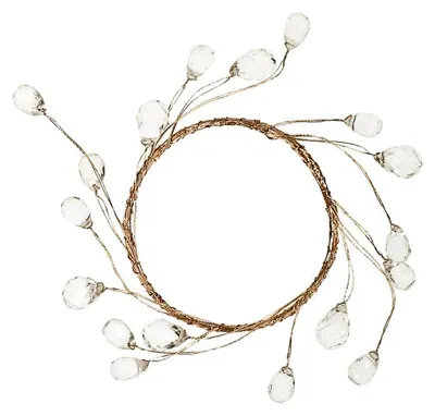 Productafbeelding van Pomax Kerstkrans, transparant, diameter 7,5 cm