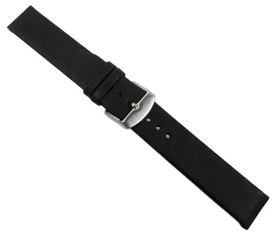 Produktbild von Uhrenarmband Kalbsleder schwarz Herzog Design II 20529S, Stegbreite:16mm