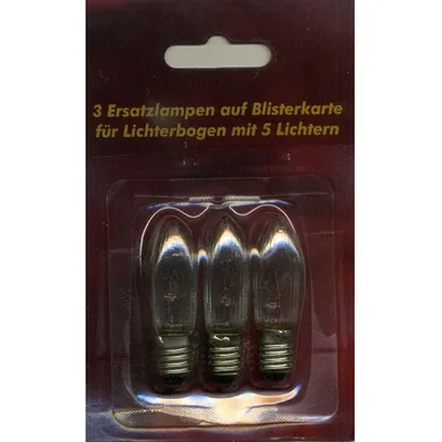 Produktbild von Ersatzlampen 3er 48V/3W für E10 5er Lichterbogen innen XI11957