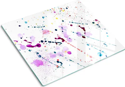 Immagine prodotto di Copertura per piano cottura – Copertura per piano a induzione – Piano di vetro protettivo – 60x52 cm – Piani di vetro protettivi per fornelli – Vetro temperato – Motivi astratti