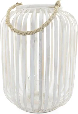 Produktbild von VILLAPIANA Bambus Windlicht - 42cm hoch / ⌀30cm - handgefertigt