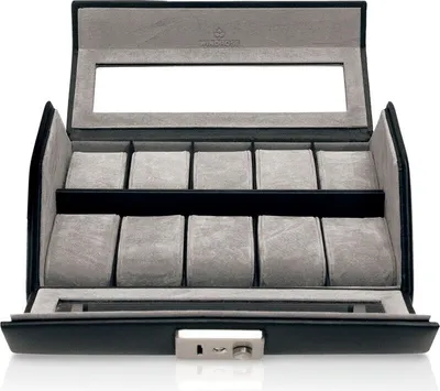 Produktbild von Windrose - 70040-505.142 - Uhrenkoffer - Nappa - Schwarz