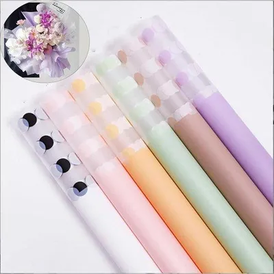 Produktbild von Famanu Geschenkpapier Wasserfest Blumenmuster - 58 cm x 58 m