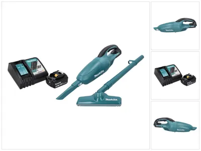 Obrázek produktu pro Akumulátorový vysavač Makita DCL 180 RG1 18 V zelený + 1x akumulátor 6,0 Ah + nabíječka