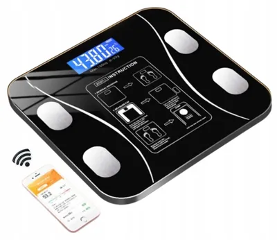 Produktbild von Ruhhy Smart Personenwaage Analytisch Bluetooth App-gesteuert