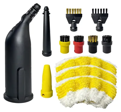 12-teiliges Dampfreiniger-Zubehörset für SC1–SC5