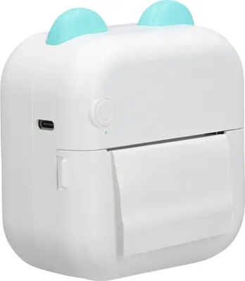 Obrázok produktu pre Vrecková miniatúrna tlačiareň, 7 farieb, termálna, prenosná, pripojenie Bluetooth, bez atramentu, pre domácnosť a kanceláriu