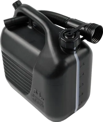 Image de Bidon Tayg, 5 litres, homologué, avec bec verseur et jauge, noir, 601071