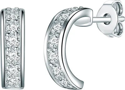 Produktbild von Rafaela Donata Creolen Sterling Silber Zirkonia 60837008