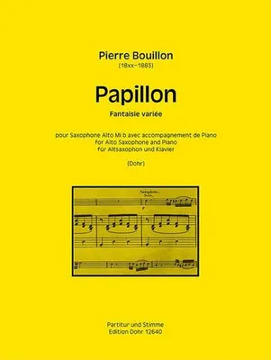 Produktbild von Papillonfür Altsaxophon und Klavier