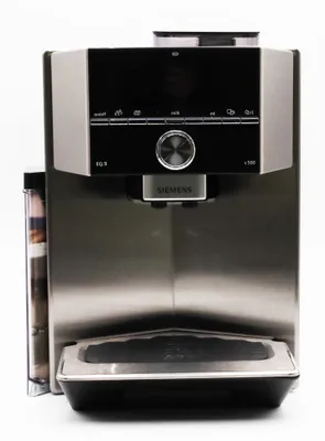 Obrázek produktu pro Siemens EQ.9 s500, Espresso kávovar, 2,3 l, Kávová zrna, Vestavěný mlýnek, 1500 W, Černá, Nerezová ocel