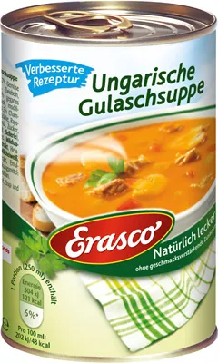 Produktbild von Erasco Tafelfertige Suppe Gulaschsuppe - 6 x 390 Tray