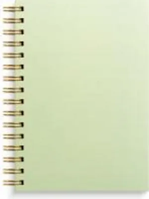 Produktbild von Burde Notizbuch A5 grün, 300 Seiten, 70 g Papier, spiralgebunden, Kartoneinband